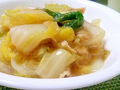 白菜が甘～い☆白菜と油揚げのうま煮